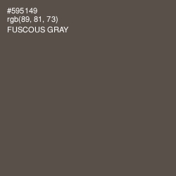 #595149 - Fuscous Gray Color Image